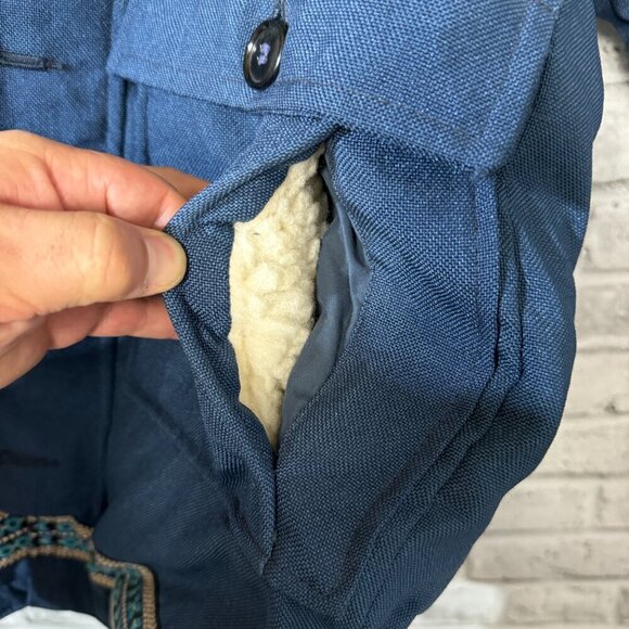 Vintage Inuit Parka Coat Goose Down Puffer Jacket Fur Trim Hood - Picture 5 of 16